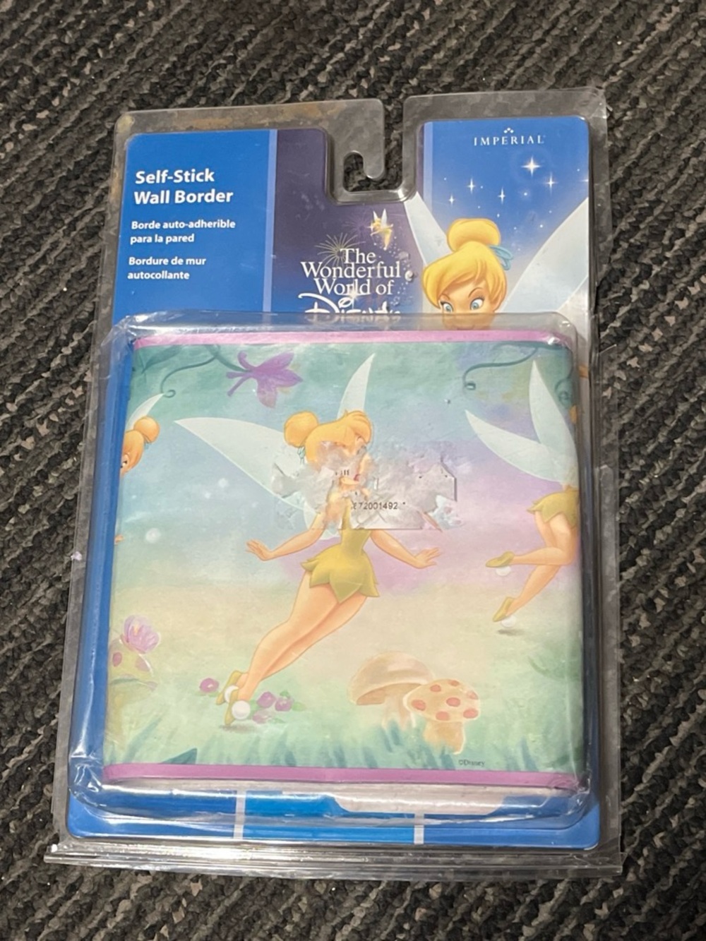Tinker Bell Self-Stick Wall Border - Pastel Rainbow